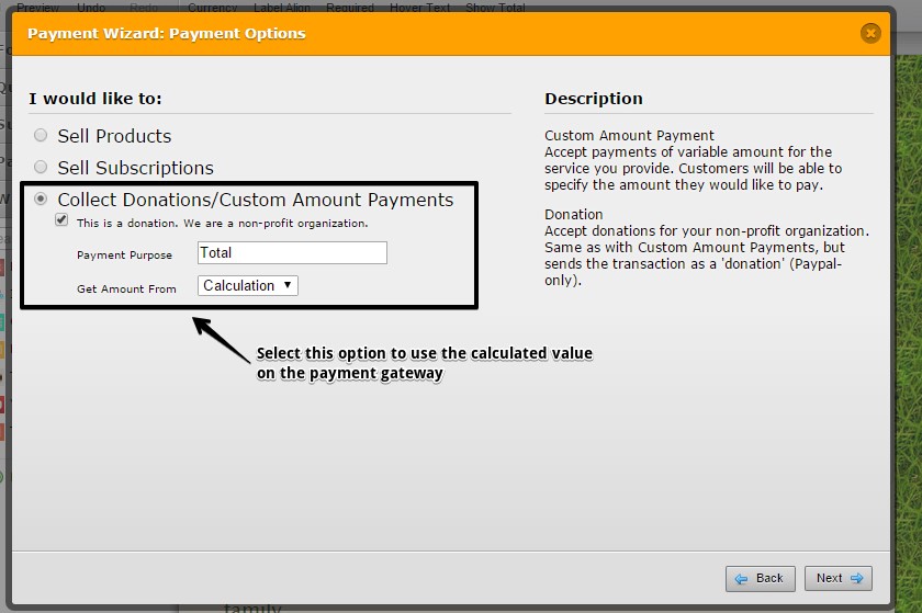 How do your integrate paypal payment to the suggested donation amount and other amount Image 2 Screenshot 41