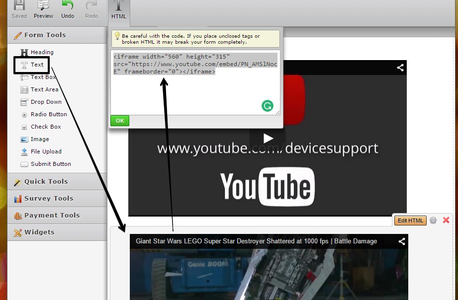 Youtube Widget: A device support video is showed instead of the video related to the provided URL Image 2 Screenshot 41