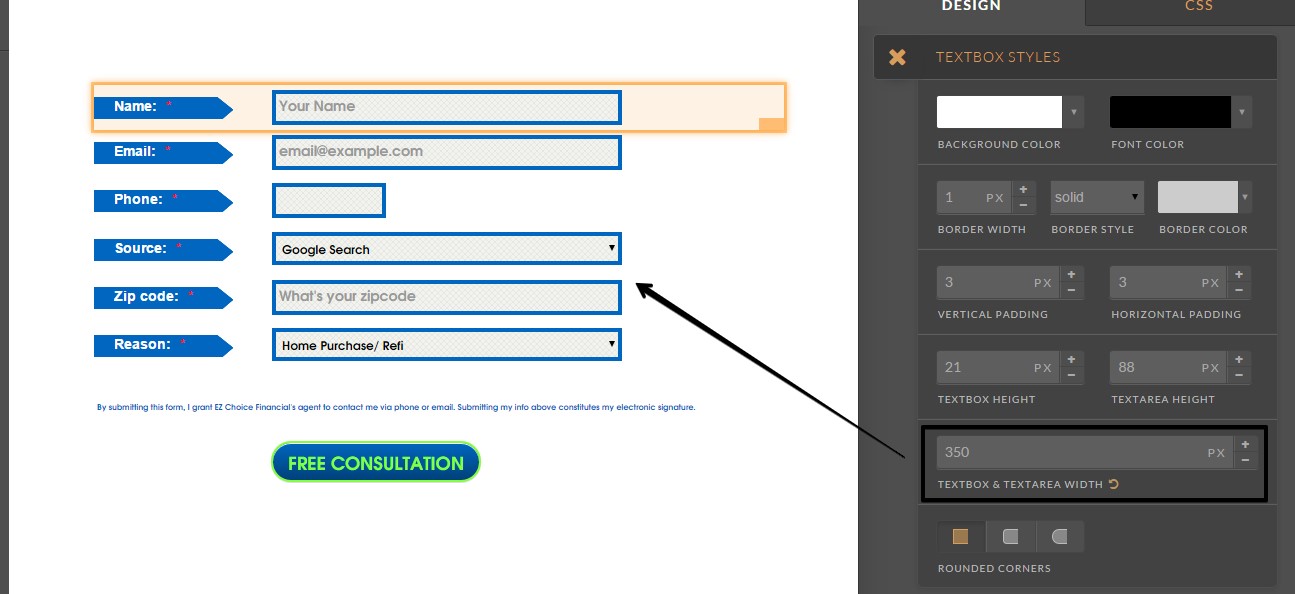 How to set fields to the same strict width Image 1 Screenshot 30