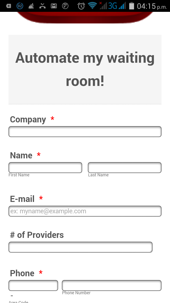 Form changes when viewed on a mobile device Image 1 Screenshot 20