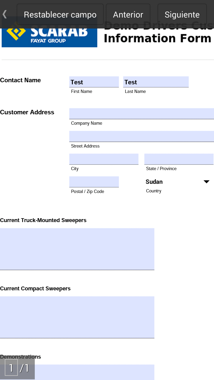 PDF Fillable Forms   Quick tools Address Problem with Country Box on Iphone Image 1 Screenshot 20