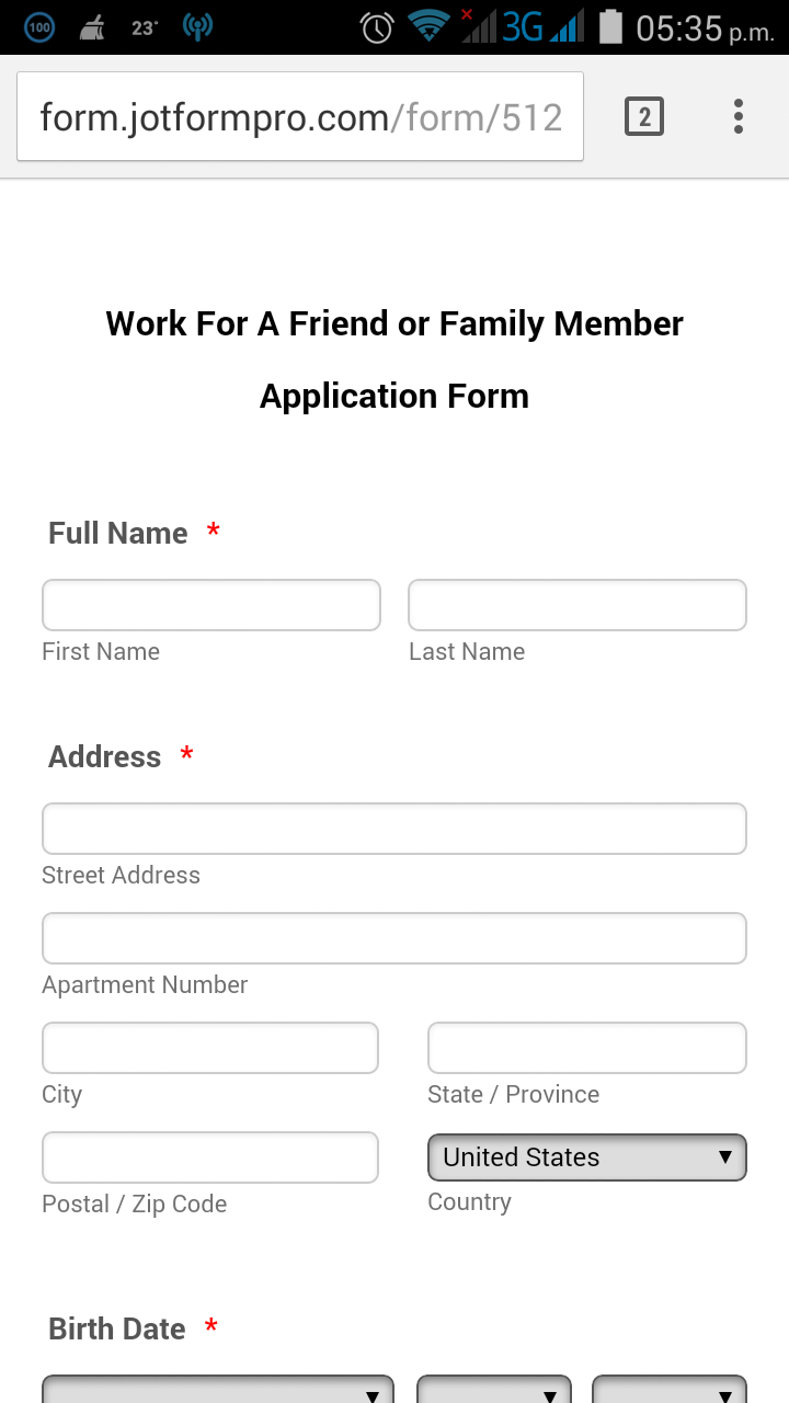 Forms are not working properly on Android phone, but work on all other devices Image 1 Screenshot 20