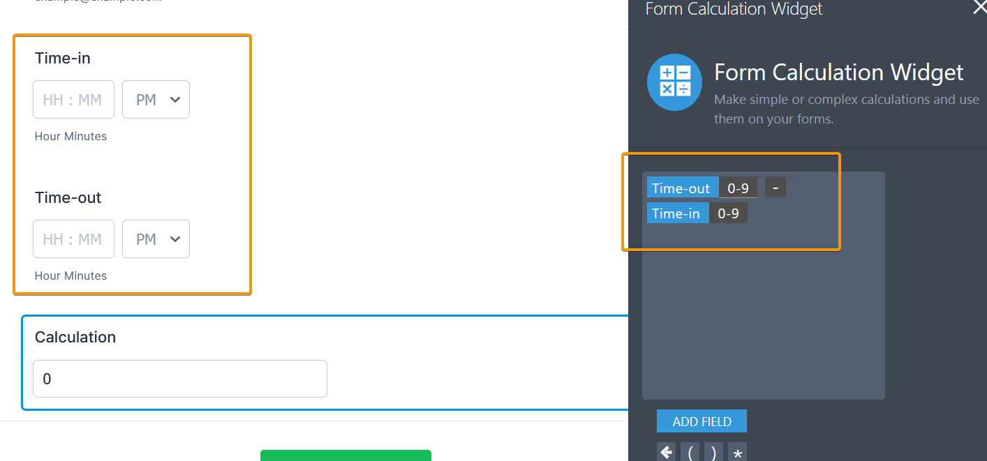 How to calculate hours worked in a day