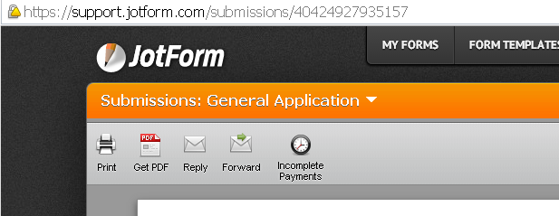 I am not getting notifications from the complete submissions on my email Screenshot 20