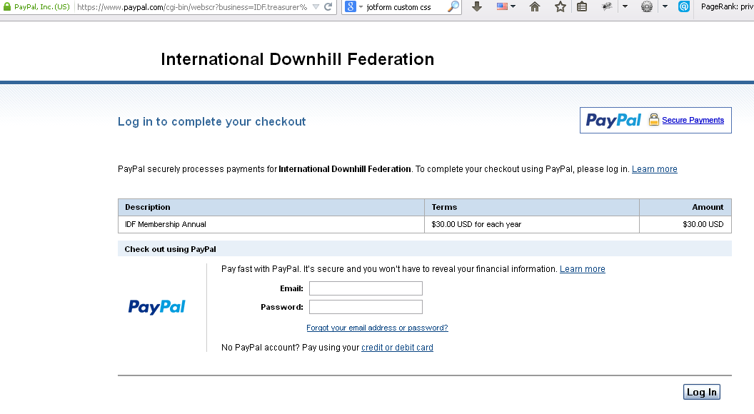 PayPal issue when form submitted via IFRAME Image 1 Screenshot 20