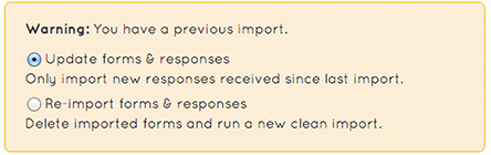 FormsCentral import updates Screenshot 21
