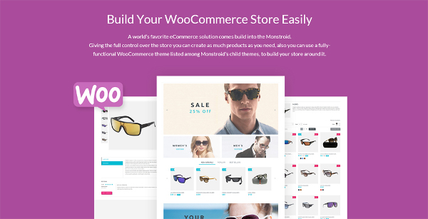 Woocommerce with Monstroid