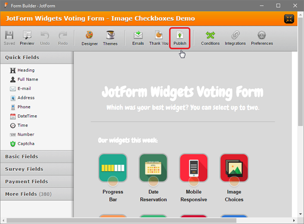 JotForm Builder