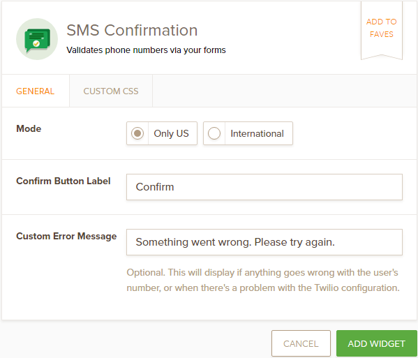 SMS Confirmation widget: Allow translation on the text button, error and confirmation message Image 1 Screenshot 20