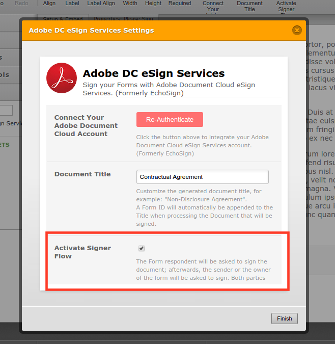 Adobe Esign widget: add Signer Flow feature Image 1 Screenshot 20