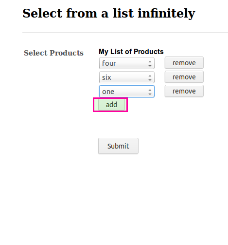How can I embed a common Product Drop Down Form with another Form ? Image 1 Screenshot 20