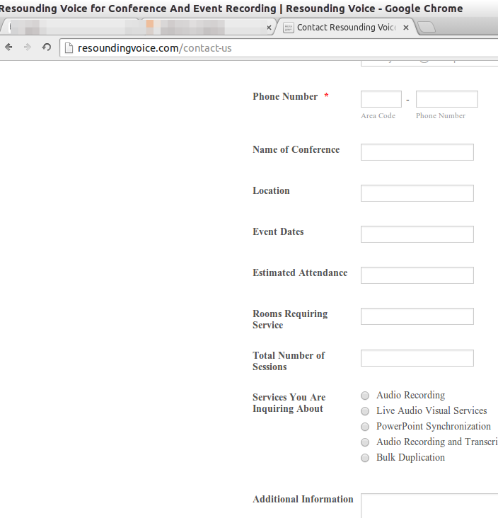 My Form is missing in Google Chrome Image 1 Screenshot 20