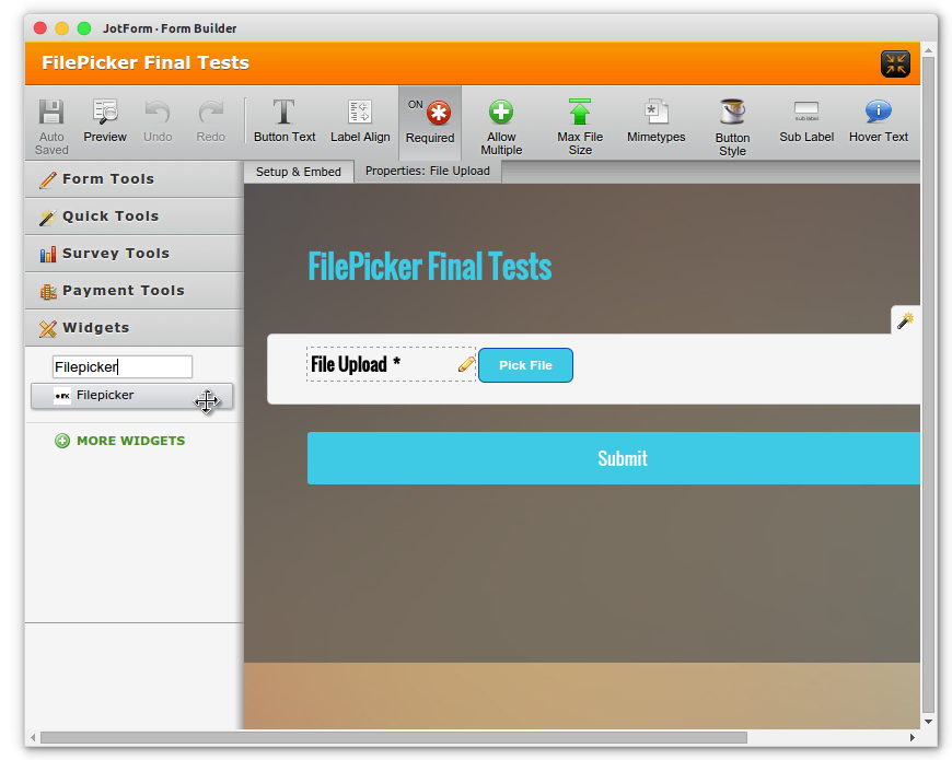 Filepicker Integration: Listed on Apps and Widgets Image 1 Screenshot 20