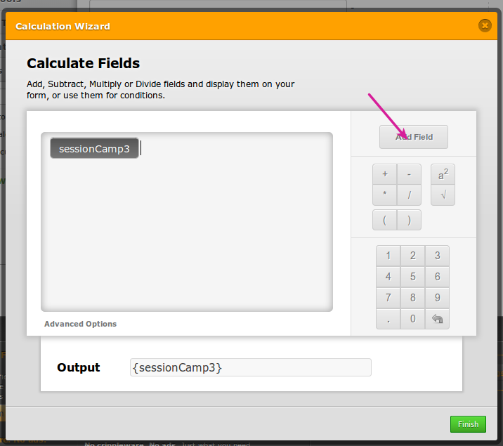 Selecting drop down fields to pass values to Authorize Screenshot 61