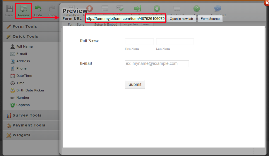Attach a form to an email Image 1 Screenshot 20