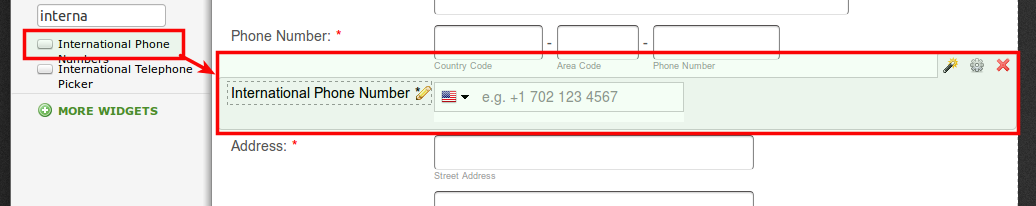 Unable to map International Phone Widget to SalesForce Image 1 Screenshot 20