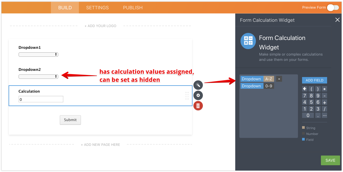 Dropdown Properties: Option LABEL vs Calculation Values Image 2 Screenshot 41
