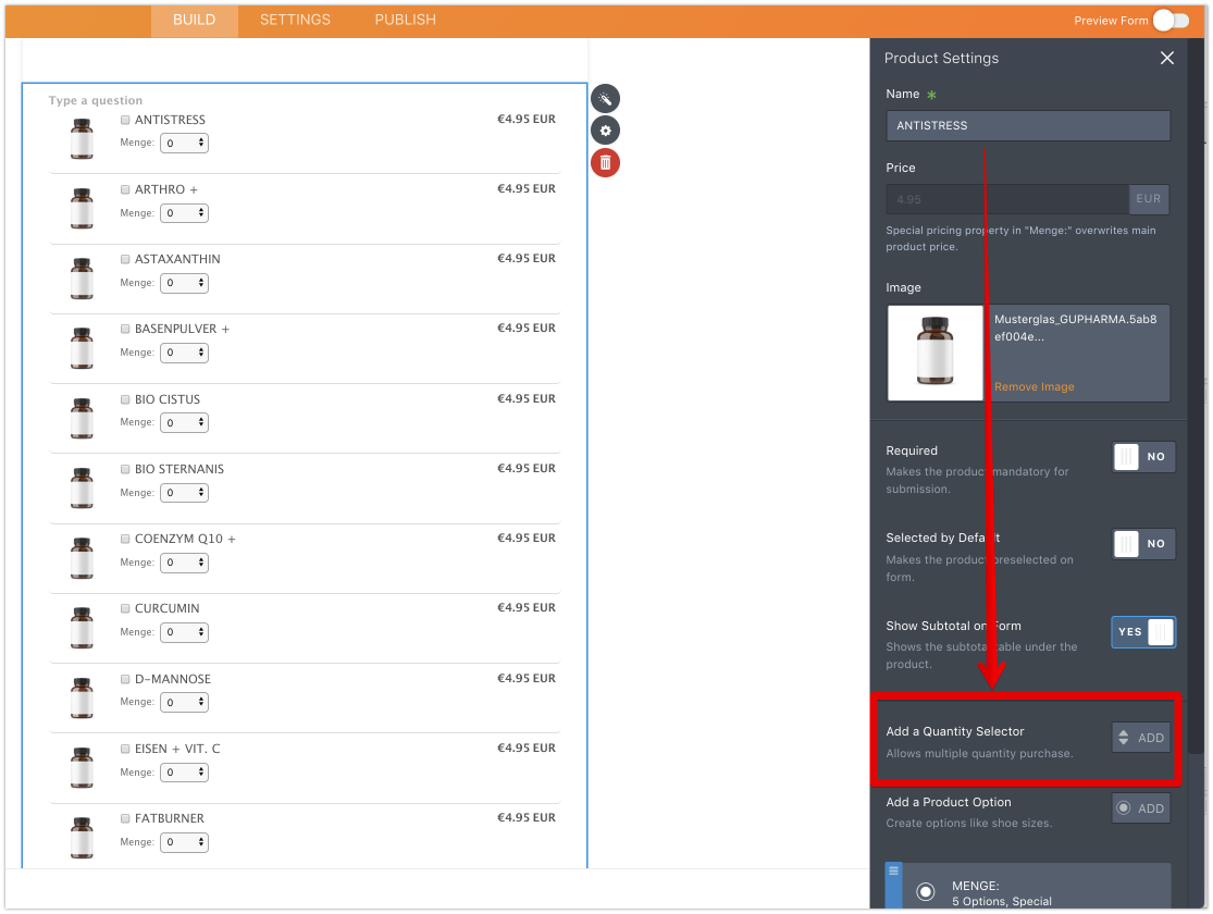 How Can I Easily Add Quantity To Products