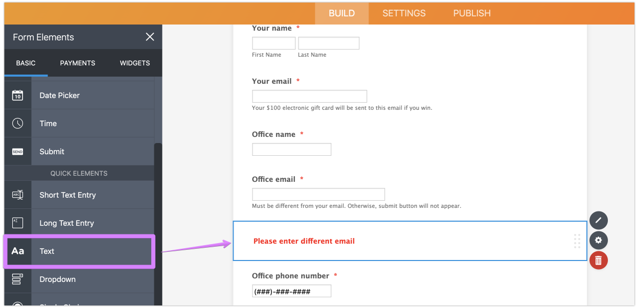 How to collect different emails on one form? Image 1 Screenshot 30
