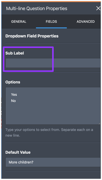Im not seeing the Hover text option in my fields settings Screenshot 20