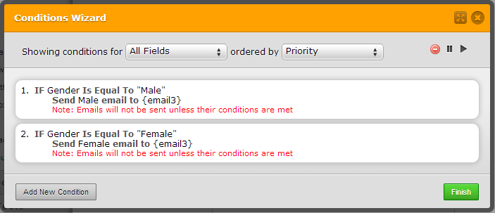 How do I email a different response based on the gender of the user? Image 4 Screenshot 83