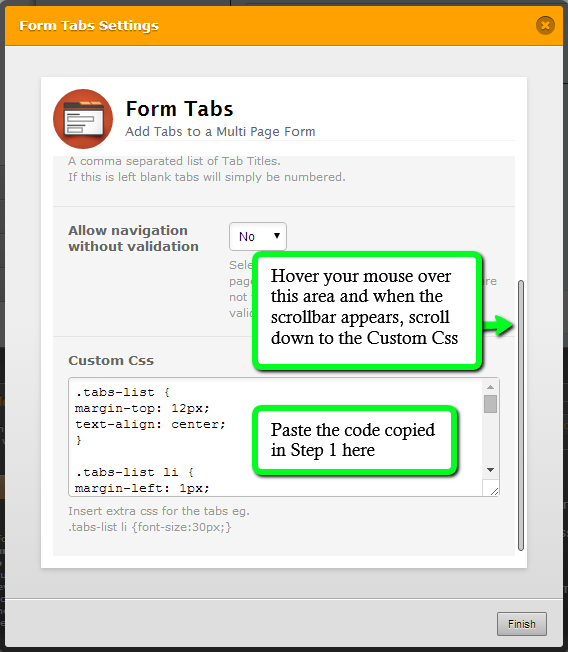 Form tabs with a specific style Image 1 Screenshot 20