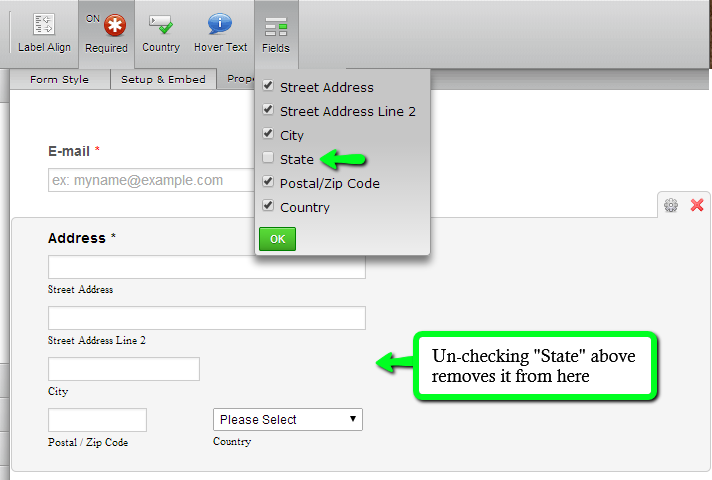 When an address field is set to required and the State/Province is not filled, This field is required Screenshot 20