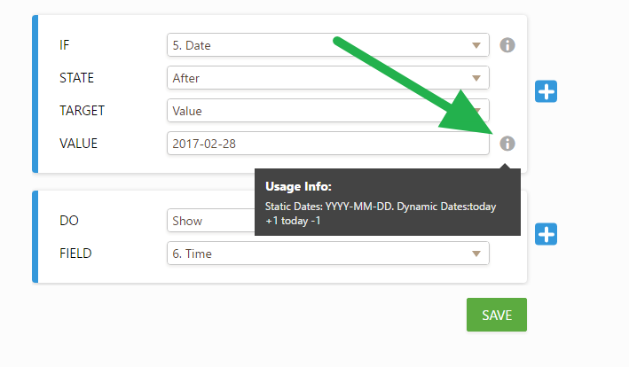 Conditional Logic: Value box for Date is populated with Full Date information Image 1 Screenshot 20