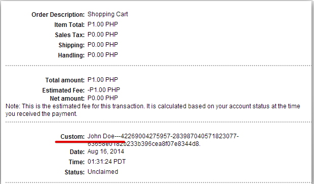 Fetching and passing field, particularly the student name into Paypal payment? Image 1 Screenshot 20