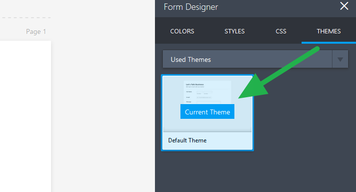 My form styles has changed with blue background appearing when previewed Image 1 Screenshot 20
