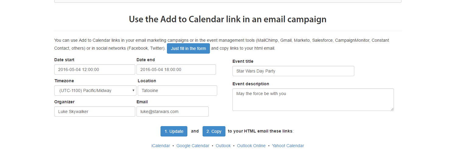 Where to paste the AddToCalendar link in the autoresponder email? Image 1 Screenshot 30
