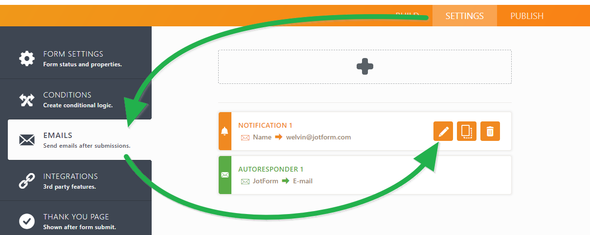 How can I change the Sender Name to the person who submitted the form? Image 1 Screenshot 30