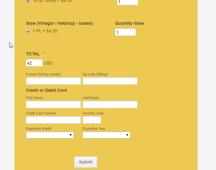 How can I get the Payment amount to show from a Form Calculation? Image 1 Screenshot 20