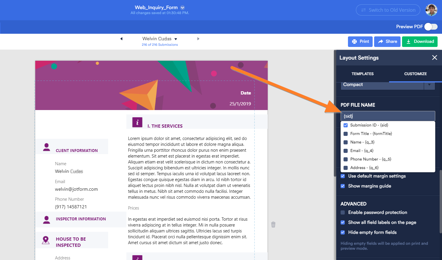 How to Assign a Custom Name to a PDF Document with PDF Editor