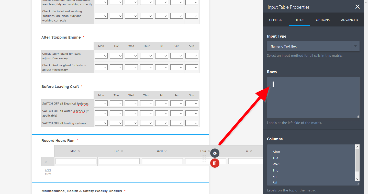 I cannot make the input table to have one row only Image 1 Screenshot 20