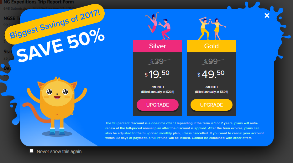 Is there a way to a switch over to the discounted annual plan? Image 1 Screenshot 20