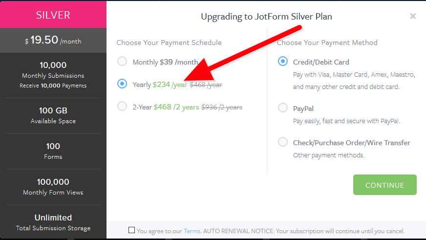 How do I take advantage of the Silver Plan discount? Image 1 Screenshot 20