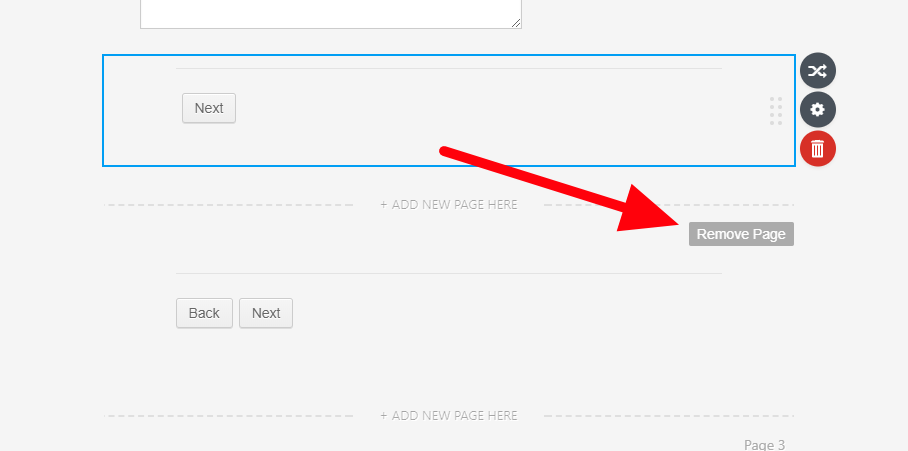 Why does my customers gets a blank page when they click the next button of my form? Image 1 Screenshot 20