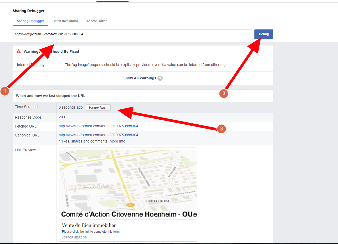 My form title appears to be different when shared on my Facebook wall Image 1 Screenshot 20