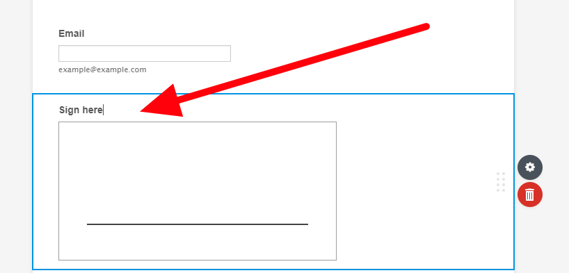 How can I change the name of the Signature widgets field? Image 1 Screenshot 30