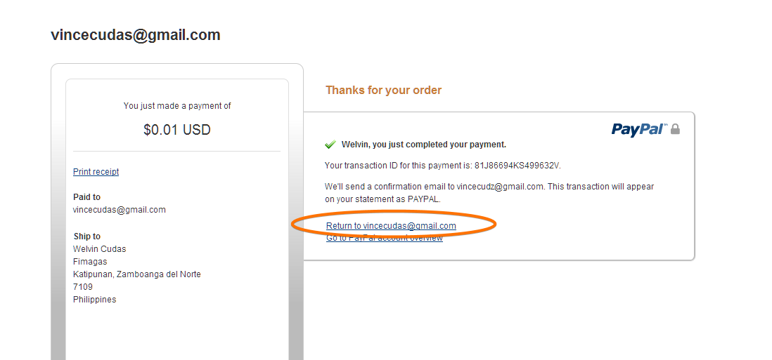 How to take back customers to the thank you page after completing the payment? Image 1 Screenshot 30