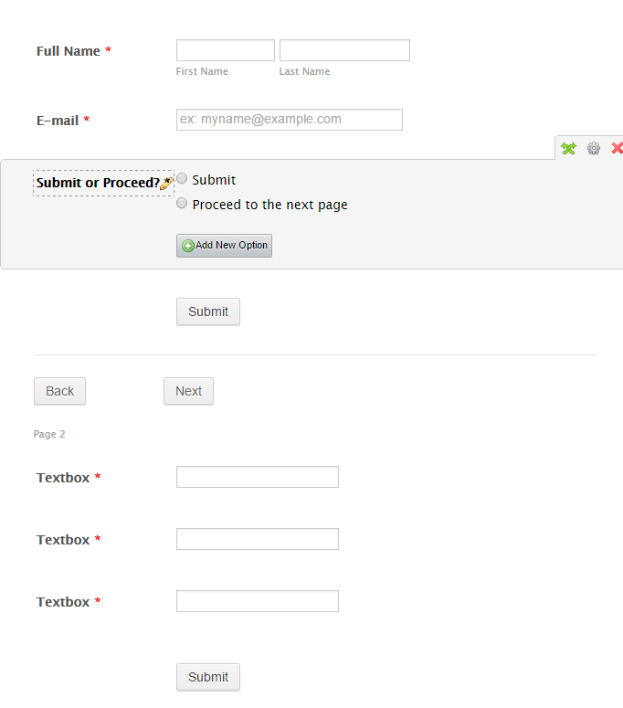 How to disable required option from Muti Page Form? Image 1 Screenshot 30