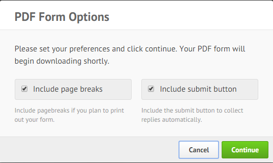 Can I download a form to a pdf? or some kind of offline version? Image 2 Screenshot 41
