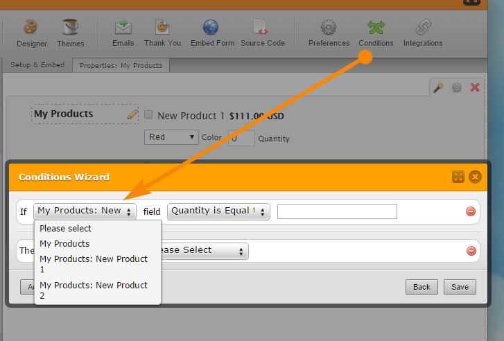Payment tool: Have a single payment tool where products can be linked to conditional logic Screenshot 20