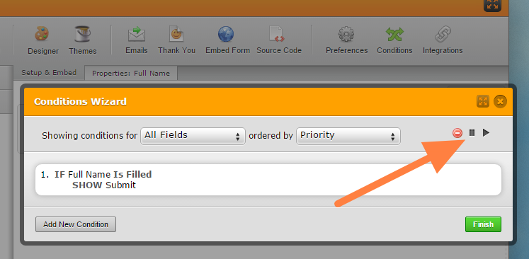 Conditionally hidden fields are not showing up in the Form Designer Image 1 Screenshot 20