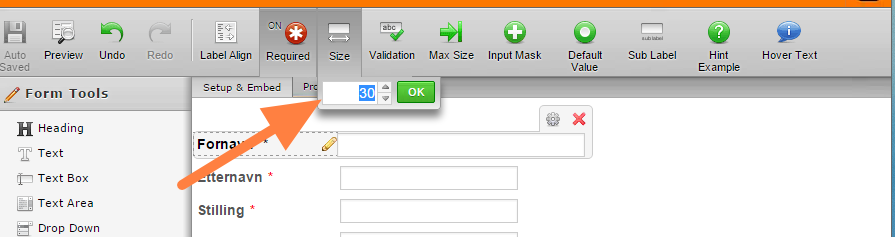 How can I left align the form and make all input fields same size? Image 1 Screenshot 20