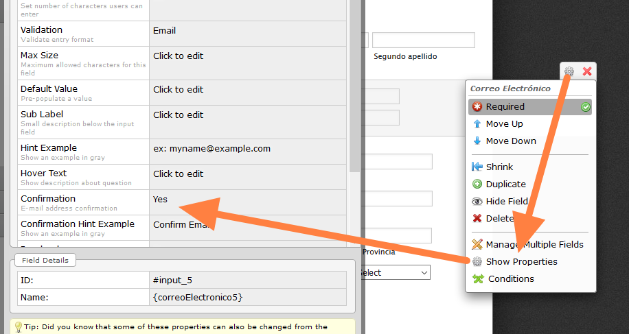 How to confirm E mail details of a client via a second field Image 1 Screenshot 20