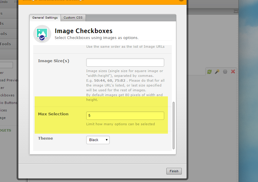 Add Minimum Selections in Image Checkboxes and Image Picker widgets Image 1 Screenshot 30