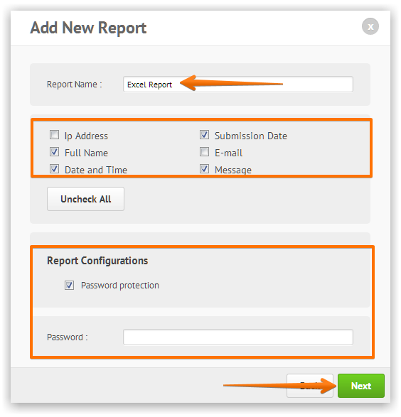 Customizing fields for export as CSV/Excel or with Google Sheets integration Screenshot 20