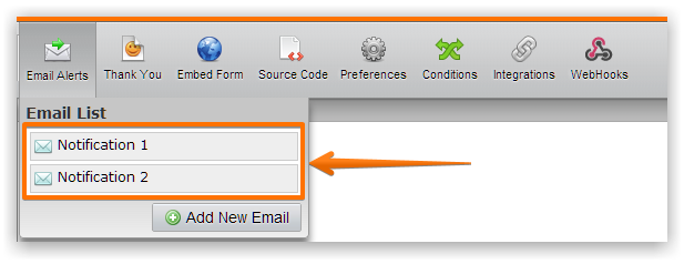 How do we have our forms sent to a 2nd email address? Image 2 Screenshot 41